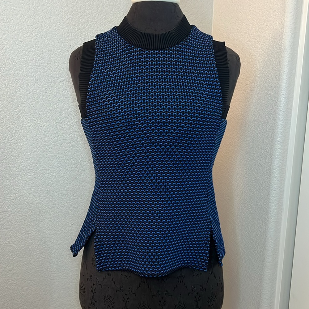 Derek Lam Printed Mock Neck Tank Size US 4